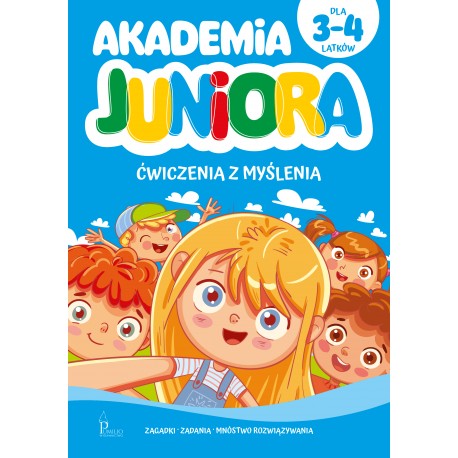 Akademia Juniora Ćwiczenia z myślenia 3-4 lata motyleksiazkowe.pl