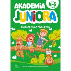 Akademia Juniora Ćwiczenia z myślenia 4-5 lat motyleksiazkowe.pl