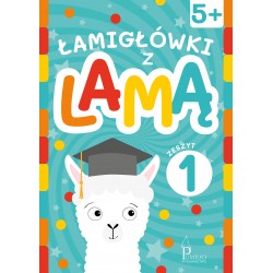 Łamigłówki z lamą 5+ Zeszyt 1 motyleksiazkowe.pl