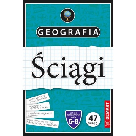 Ściągi Geografia Klasy 5-8 SP motyleksiazkowe.pl