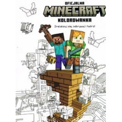 MINECRAFT Zrelaksuj się, odkrywaj i twórz! Oficjalna kolorowanka motyleksiazkowe.pl