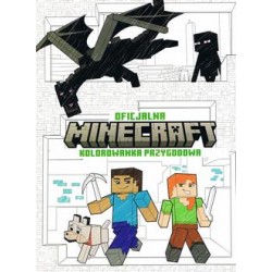 MINECRAFT. Oficjalna kolorowanka przygodowa motyleksiazkowe.pl