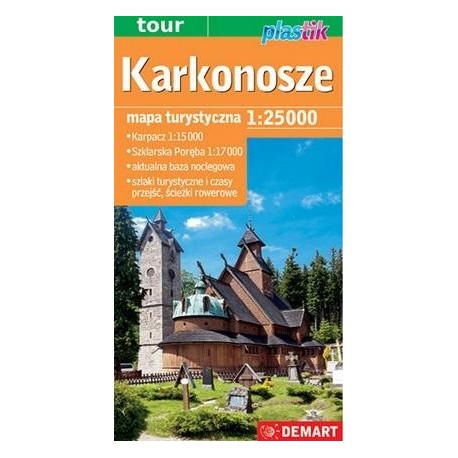 Karkonosze mapa turystyczna plastik motyleksiazkowe.pl