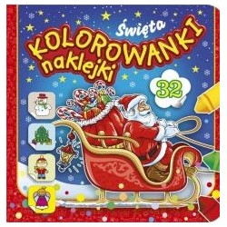 Kolorowanki naklejki Święta motyleksiazkowe.pl