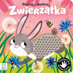 Poznaj i dotknij Zwierzątka Książeczka sensoryczna motyleksiazkowe.pl