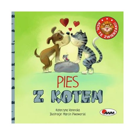 Pies z kotem motyleksiazkowe.pl