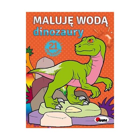 Maluję wodą Dinozaury motyleksiazkowe.pl