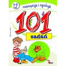 101 zadań 4-6 lat rozwiązuję i zgaduję motyleksiazkowe.pl