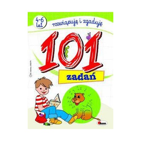 101 zadań 4-6 lat rozwiązuję i zgaduję motyleksiazkowe.pl