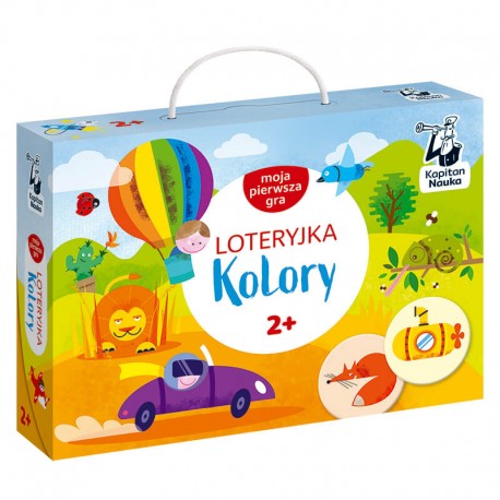 Moja pierwsza gra Loteryjka Kolory 2+ motyleksiazkowe.pl