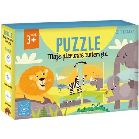 Puzzle Moje Pierwsze Zwierzęta motyleksiazkowe.pl