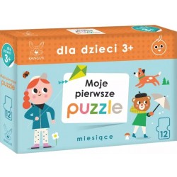 Dla Dzieci 3+ Moje pierwsze Puzzle. Miesiące motyleksiazkowe.pl