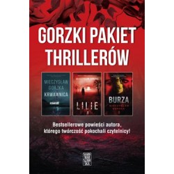 Pakiet Gorzki pakiet thrillerów. Krwawnica / Lilie / Burza Mieczysław Gorzka motyleksiazkowe.pl
