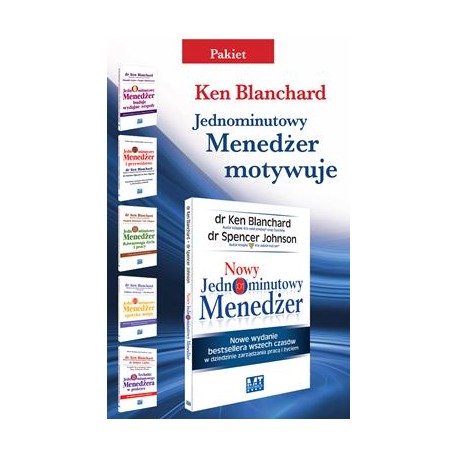 Pakiet Jednominutowy menedżer motywuje Kenneth Blanchard motyleksiazkowe.pl