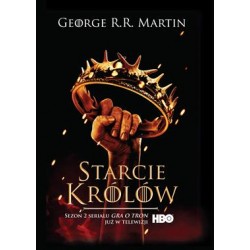 Starcie królów. Pieśń Lodu i Ognia (okładka filmowa) George R.R. Martin motyleksiazkowe.pl