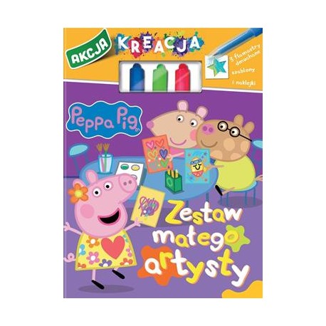 Peppa Pig. Akcja kreacja! część 1. Zestaw małego artysty motyleksiazkowe.pl