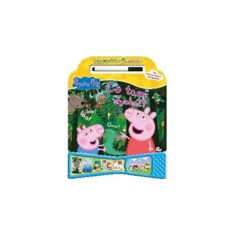 Peppa Pig. Dźwiękowe zagadki część 1. Co tam słychać? motyleksiazkowe.pl