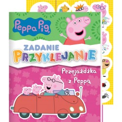 Peppa Pig Zadanie Przyklejanie 5 Przejazdżka z Peppą! motyleksiazkowe.pl