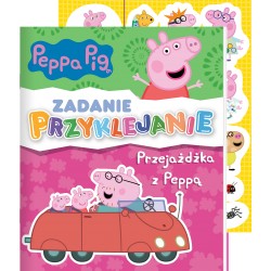 Peppa Pig Zadanie Przyklejanie 5 Przejazdżka z Peppą! motyleksiazkowe.pl