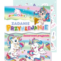 Moje Jednorożce Zadanie przyklejanie 4 Zaczarowani przyjaciele motyleksiazkowe.pl