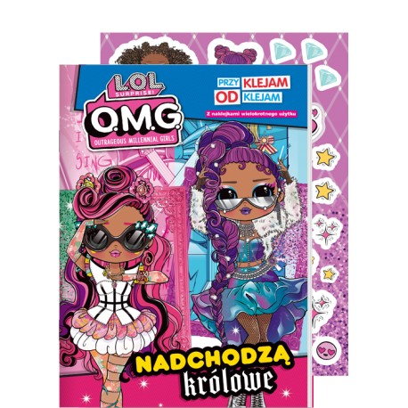L.O.L. Surprise! Przyklejam Odklejam część 4. Nadchodzą królowie motyleksiazkowe.pl