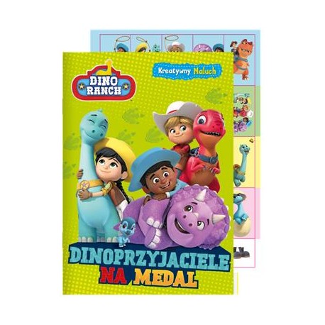 Dino Ranch. Kreatywny maluch część 1. Dinoprzyjaciele na medal motyleksiazkowe.pl