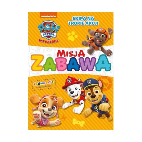 Psi Patrol Misja zabawa część 2. Ekipa na tropie akcji motyleksiazkowe.pl