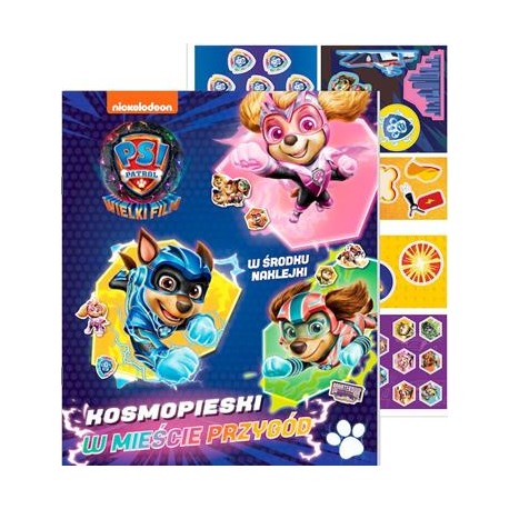 Psi Patrol Wielki film Kosmopieski w mieście przygód motyleksiazkowe.pl