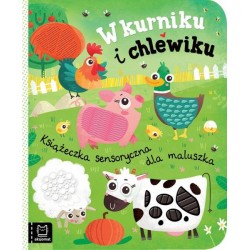W kurniku i chlewiku Książeczka sensoryczna dla maluszka motyleksiazkowe.pl