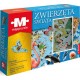 Mappuzzle Zwierzęta świata motyleksiazkowe.pl