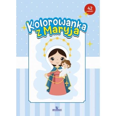 Kolorowanka z Maryją motyleksiazkowe.pl
