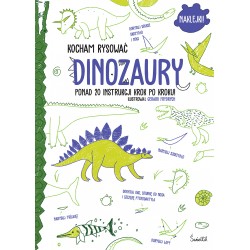 Dinozaury Kocham rysować motyleksiazkowe.pl