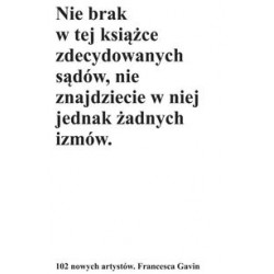 102 nowych artystów Francesca Gavin motyleksiazkowe.pl