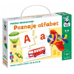 Puzzle edukacyjne Poznaję alfabet motyleksiazkowe.pl