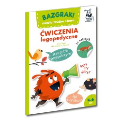 Bazgraki mówią trudne słowa Ćwiczenia logopedyczne motyleksiazkowe.pl