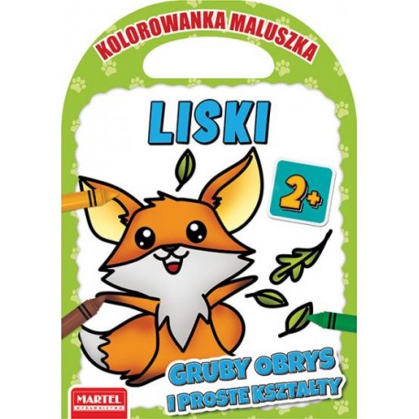 Kolorowanka maluszka. Liski motyleksiazkowe.pl