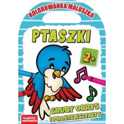 Kolorowanka maluszka. Ptaszki motyleksiazkowe.pl
