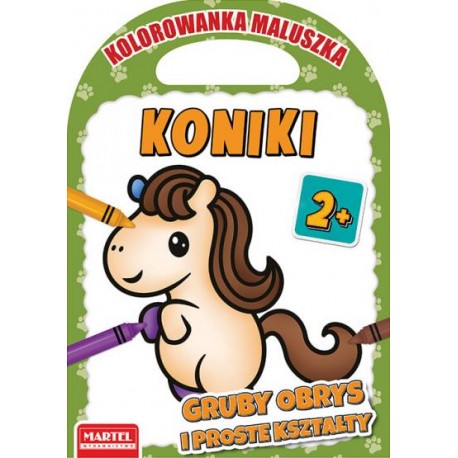 Kolorowanka maluszka. Koniki motyleksiazkowe.pl
