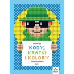 Kody, kratki i kolory. Kodowanki dla dzieci część 3 motyleksiazkowe.pl