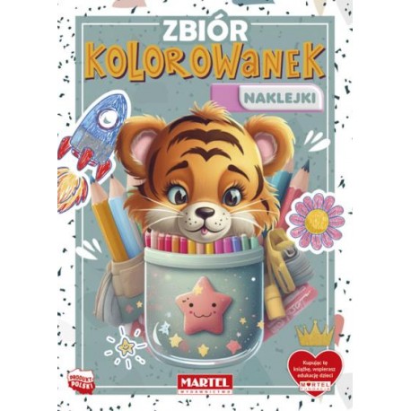 Zbiór kolorowanek + naklejki motyleksiazkowe.pl