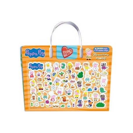 Peppa Pig Kocham naklejać część 5. Wymarzony zawód motyleksiazkowe.pl