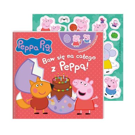 Peppa Pig Opowiadania z naklejkami część 8. Baw się na całego z Peppą motyleksiazkowe.pl