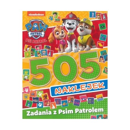 Psi Patrol 505 naklejek część 2. Zadania z Psim Patrolem motyleksiazkowe.pl