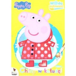 Peppa Pig Wodą malowane część 9. Chlup w kałużę motyleksiazkowe.pl
