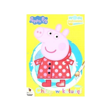 Peppa Pig Wodą malowane część 9. Chlup w kałużę motyleksiazkowe.pl