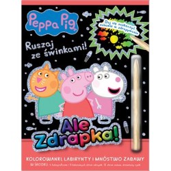 Peppa Pig Ale zdrapka część 5. Ruszaj ze świnkami motyleksiazkowe.pl