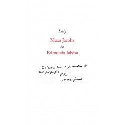 Listy Maxa Jacoba do Edmonda Jabesa motyleksiazkowe.pl