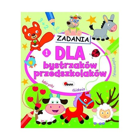 Zadania dla bystrzaków przedszkolaków 1 motyleksiazkowe.pl