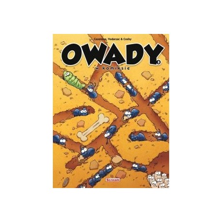 Owady w komiksie Tom 3 Cazenove Vodarzac Cosby motyleksiazkowe.pl