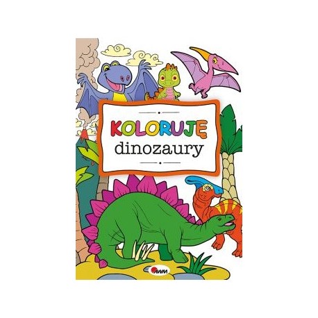 Koloruję dinozaury motyleksiazkowe.pl